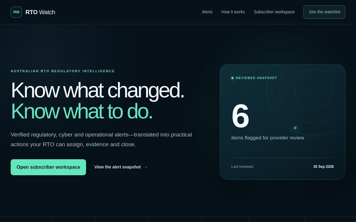 RTO Watch website